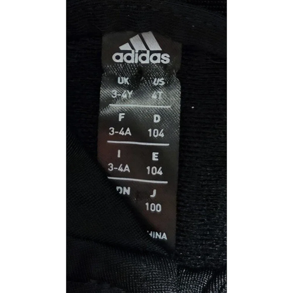 Adidas Disney Princess Comfy Squad Girls Track Jacket Black Size 3-4 Years